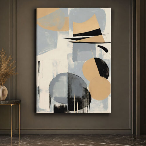 Modern Dekoratif Soyut Kanvas Tablo - VOOV3571