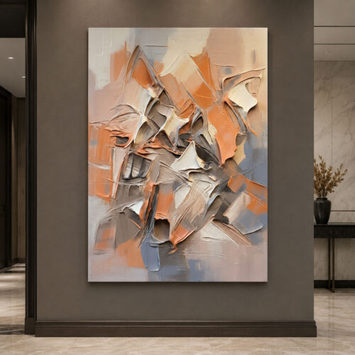 Modern Dekoratif Soyut Kanvas Tablo - VOOV3573