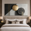 Modern Geometrik Dekoratif Soyut Kanvas Tablo - VOOV3582