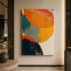 Minimal Geometry Dekoratif Soyut Kanvas Tablo - VOOV3597