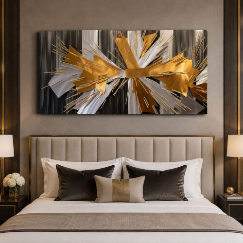 Modern Dekoratif Soyut Kanvas Tablo - VOOV3581