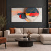 Modern Geometrik Soyut Tuval Kanvas Tablo - VOOV3725